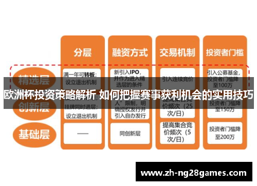 欧洲杯投资策略解析 如何把握赛事获利机会的实用技巧